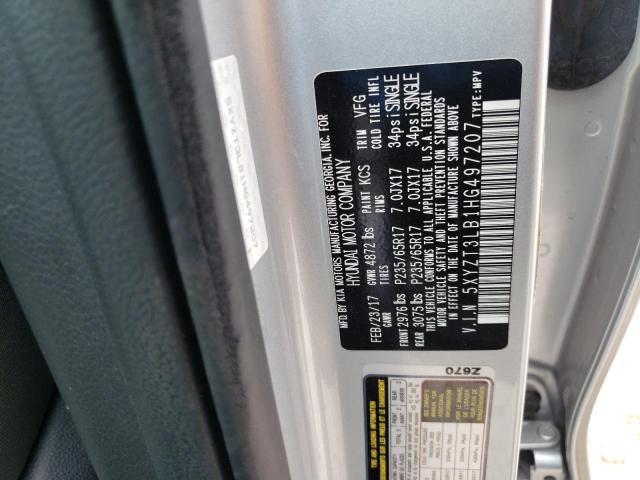 2017 HYUNDAI SANTA FE S 5XYZT3LB1HG497207