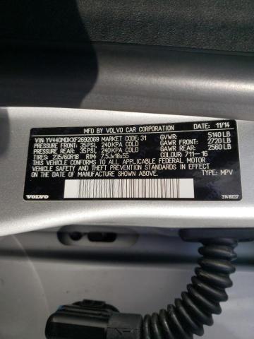 2015 VOLVO XC60 T5 PR YV440MDKXF2692069