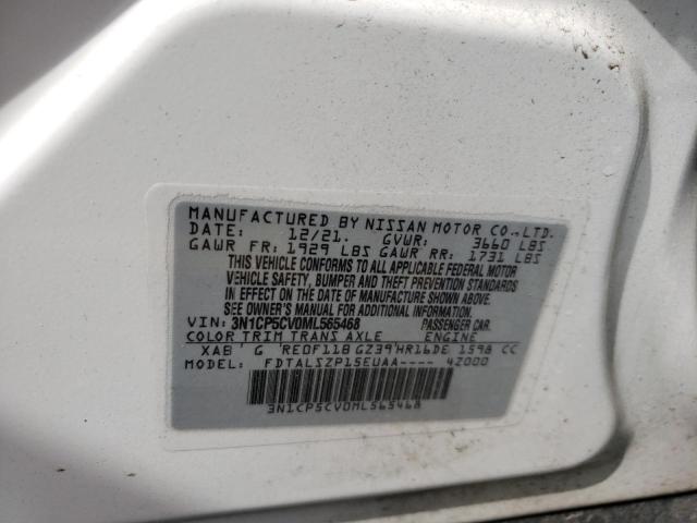 2021 NISSAN KICKS SV 3N1CP5CV0ML565468