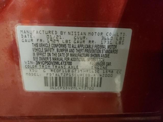 2021 NISSAN KICKS SR 3N1CP5DV2ML473700