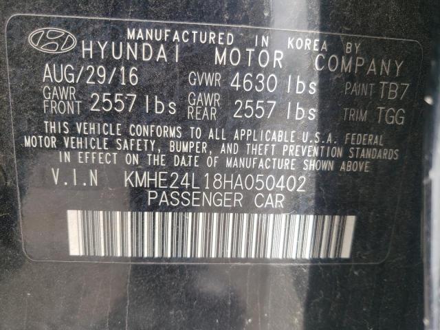 2017 HYUNDAI SONATA HYB KMHE24L18HA050402
