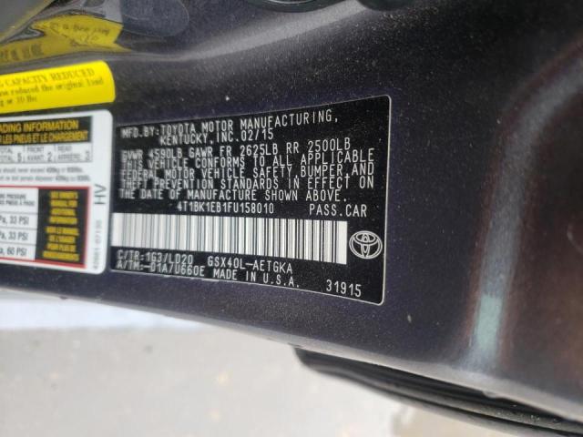 2015 TOYOTA AVALON XLE 4T1BK1EB1FU158010