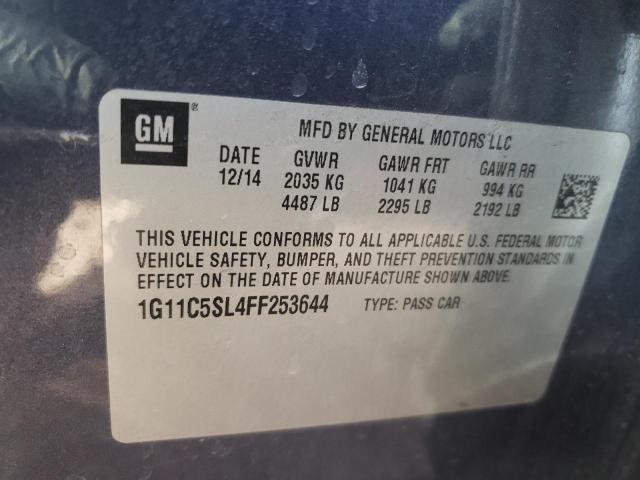 2015 CHEVROLET MALIBU 1LT 1G11C5SL4FF253644