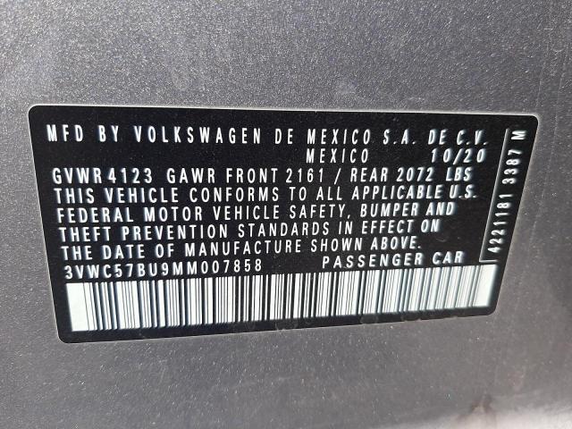 2021 VOLKSWAGEN JETTA S 3VWC57BU9MM007858