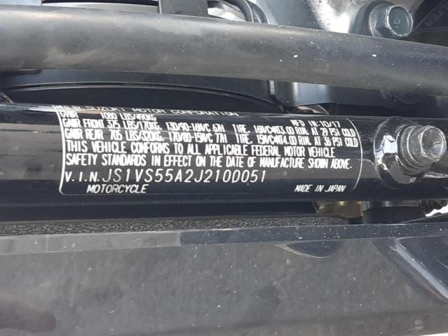 2018 SUZUKI VL800 JS1VS55A2J2100051