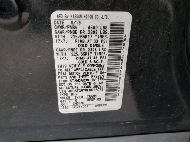 2020 NISSAN ROGUE S JN8AT2MT6LW012073