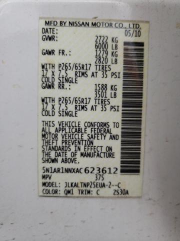 Фото: 5N1AR1NNXAC623612 - 10