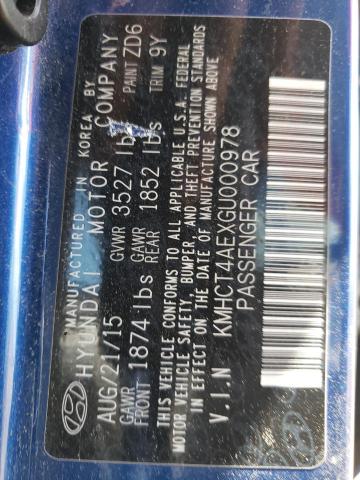 2016 HYUNDAI ACCENT SE KMHCT4AEXGU000978