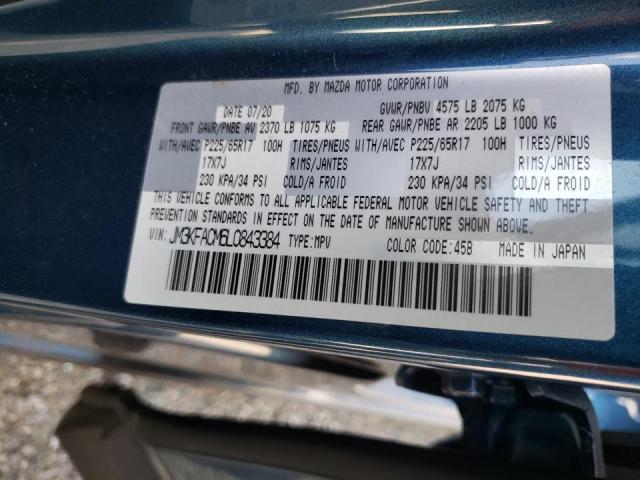 2020 MAZDA CX-5 TOURI JM3KFACM6L0843384