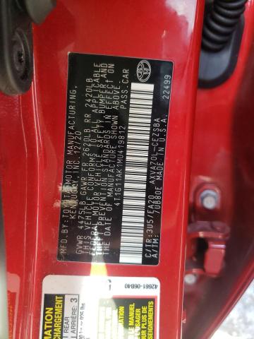 2021 TOYOTA CAMRY SE 4T1G11AK1MU419812