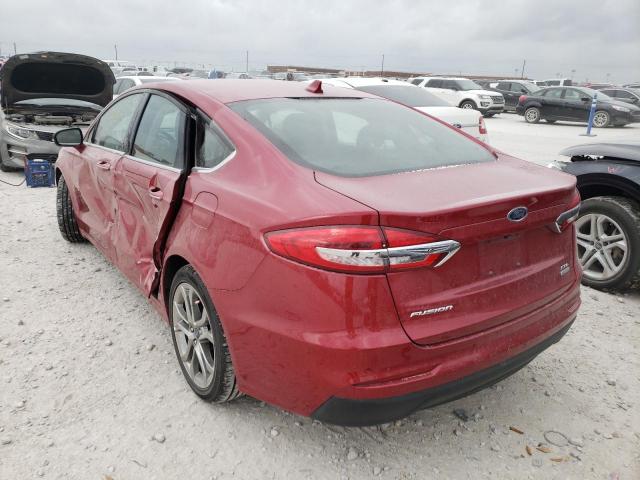2020 FORD FUSION SEL 3FA6P0CD2LR196313