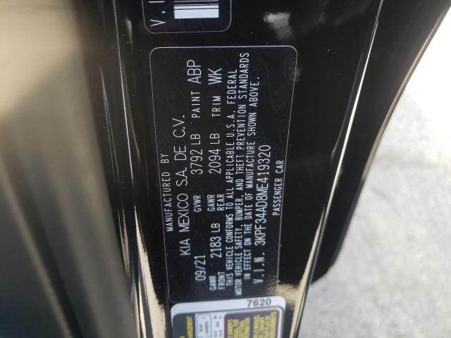 2021 KIA FORTE GT L 3KPF34AD8ME419320