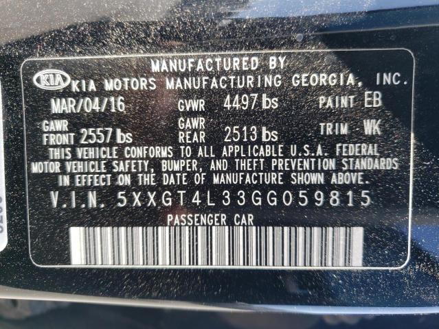 2016 KIA OPTIMA LX 5XXGT4L33GG059815