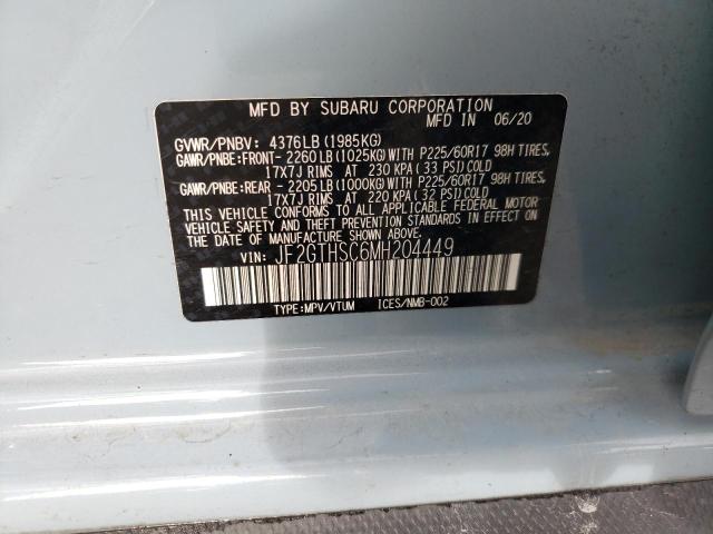 2021 SUBARU CROSSTREK JF2GTHSC6MH204449