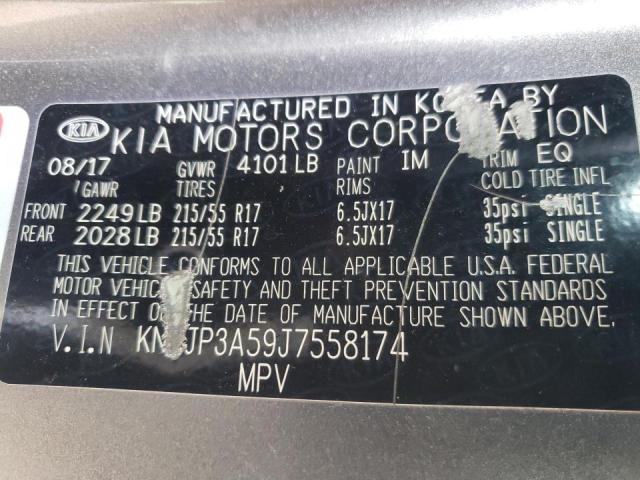 2018 KIA SOUL + KNDJP3A59J7558174