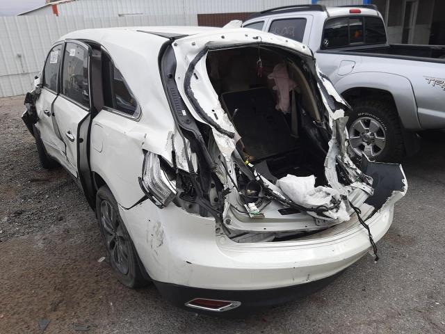 2016 ACURA MDX TECHNO 5FRYD3H4XGB014112