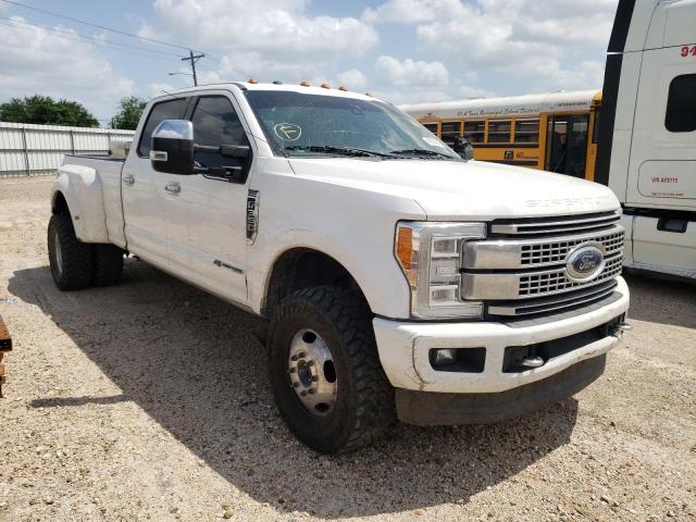 Salvage cars for sale from Copart Mercedes, TX: 2017 Ford F350 Super
