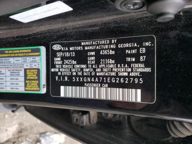 5XXGN4A71EG262795 KIA OPTIMA EX