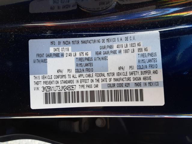 2018 MAZDA 3 SPORT 3MZBN1U73JM246057