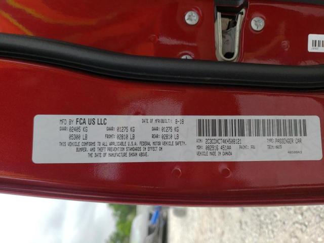 2019 DODGE CHARGER R/ 2C3CDXCT4KH508121