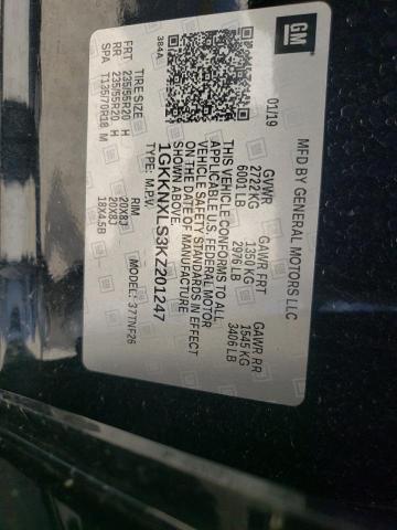 2019 GMC ACADIA 1GKKNXLS3KZ201247