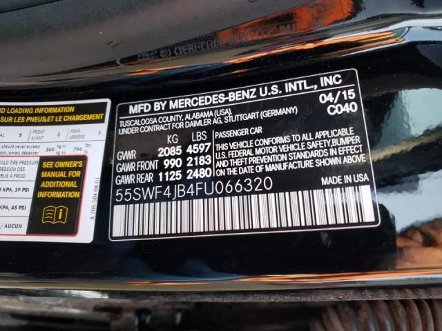 2015 MERCEDES-BENZ C 300 55SWF4JB4FU066320