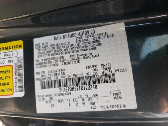 2015 FORD FUSION SE - 3FA6P0H97FR123348