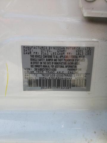 2021 NISSAN SENTRA SV 3N1AB8CV7MY314389