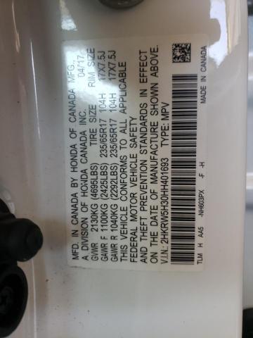 Фото: 2HKRW5H30HH401693 - 10