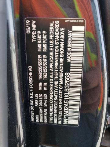 2019 PORSCHE MACAN S WP1AB2A51KLB32558