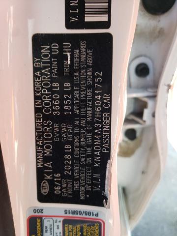 2017 KIA RIO EX KNADN4A37H6041752