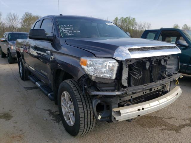Salvage trucks for sale at Louisville, KY auction: 2015 Toyota Tundra DOU