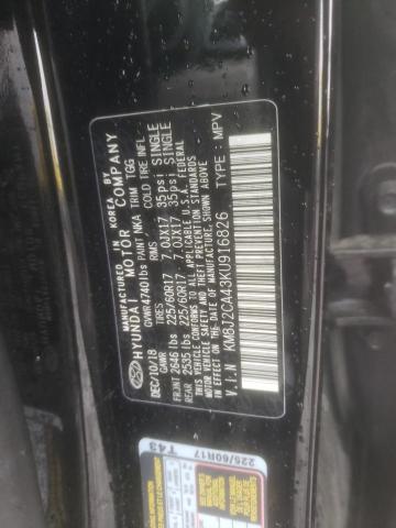 2019 HYUNDAI TUCSON SE KM8J2CA43KU916826