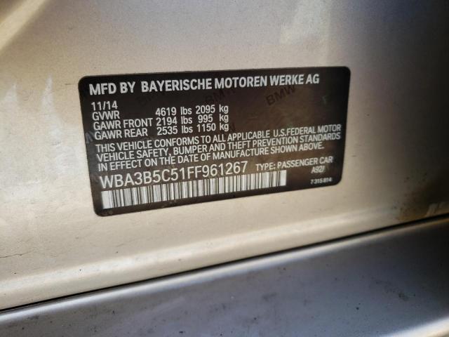 2015 BMW 328 XI SUL WBA3B5C51FF961267
