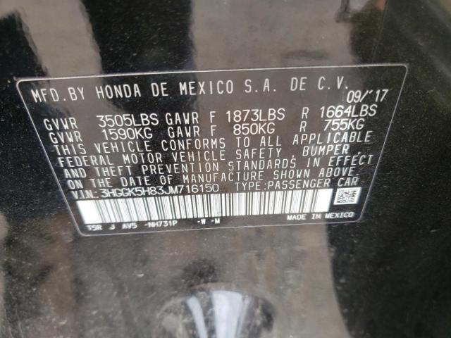 2018 HONDA FIT EX 3HGGK5H83JM716150