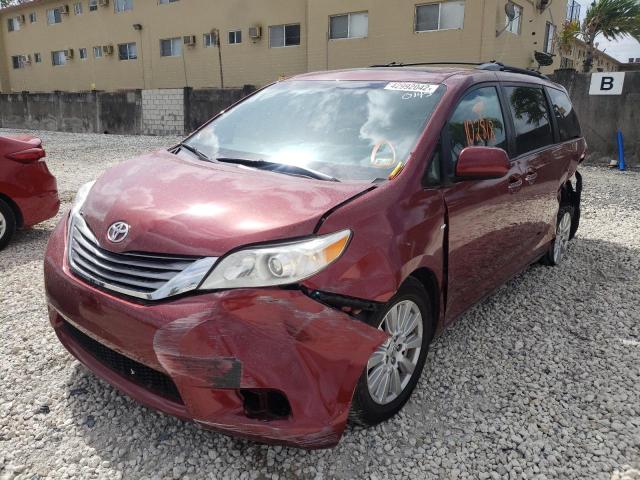 2017 TOYOTA SIENNA XLE 5TDDZ3DCXHS170145