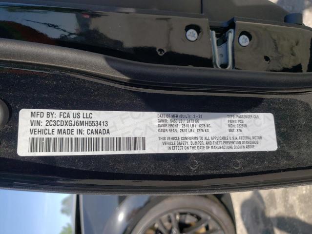 2021 DODGE CHARGER SC 2C3CDXGJ6MH553413