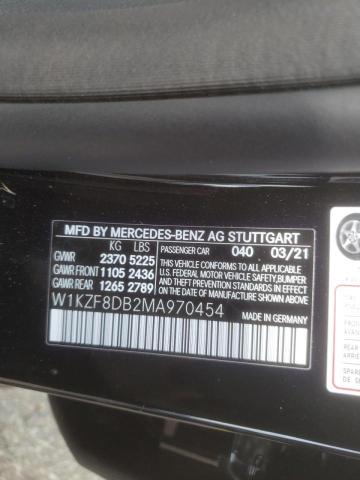 2021 MERCEDES-BENZ E 350 W1KZF8DB2MA970454
