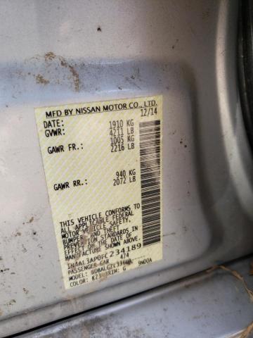 2015 NISSAN ALTIMA 2.5 1N4AL3AP0FC234189
