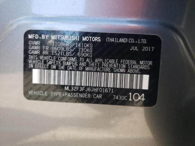 2018 MITSUBISHI MIRAGE G4 ML32F3FJ6JHF01671
