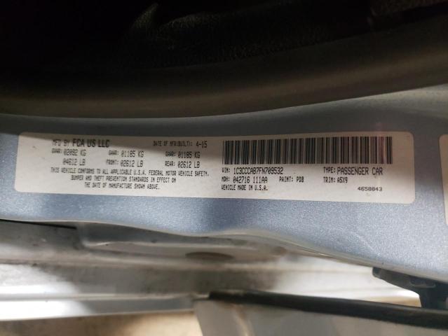 2015 CHRYSLER 200 LIMITE 1C3CCCAB7FN709532