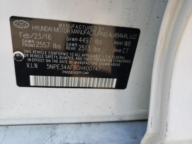 2016 HYUNDAI SONATA SPO 5NPE34AF8GH400747