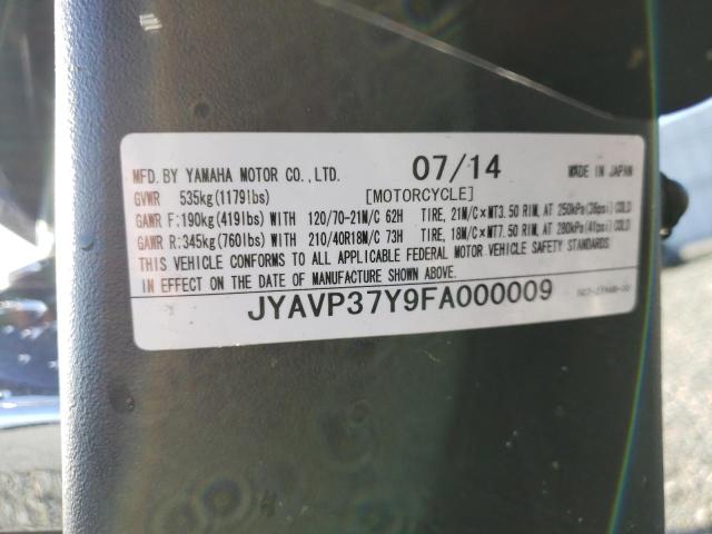 2015 YAMAHA XV1900 CUC JYAVP37Y9FA000009