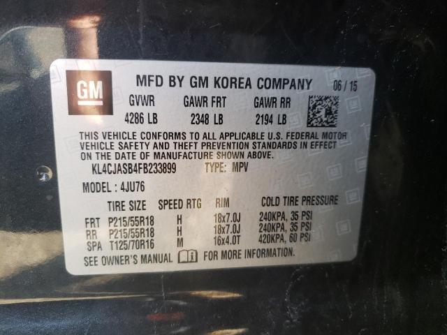2015 BUICK ENCORE KL4CJASB4FB233899