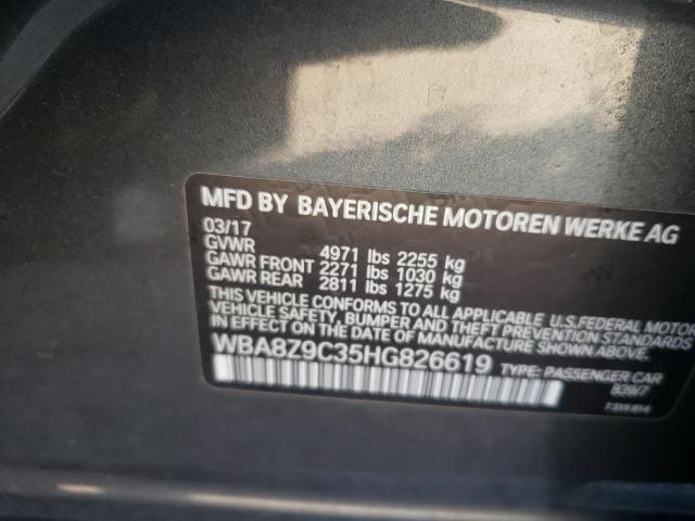 2017 BMW 330 XIGT WBA8Z9C35HG826619
