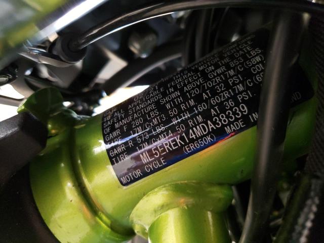 2021 KAWASAKI ER650 K ML5EREK14MDA38339