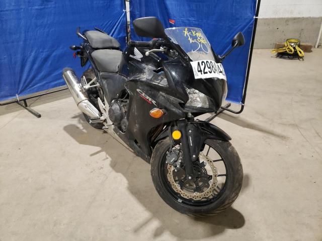 Salvage motorcycles for sale at Rocky View County, AB auction: 2013 Honda CBR500 RA