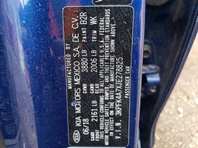 2018 KIA FORTE LX 3KPFK4A7XJE278825