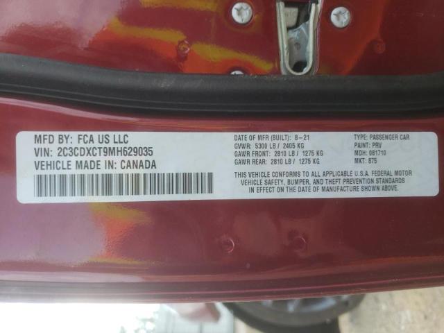2021 DODGE CHARGER R/ 2C3CDXCT9MH629035
