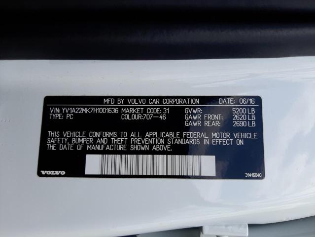 2017 VOLVO S90 T6 MOM YV1A22MK7H1001636
